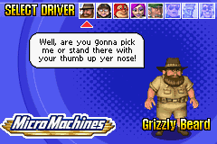 Micro Machines screenshot 5 for GameBoy Advance